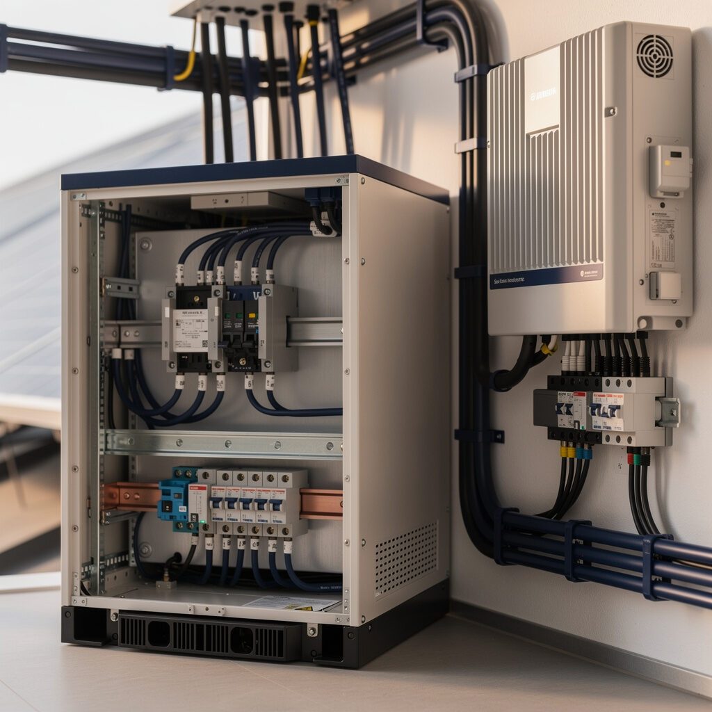 DC-Stromspeicher – direkt an die Solaranlage angeschlossen – Bechtold Solar-Technik GmbH