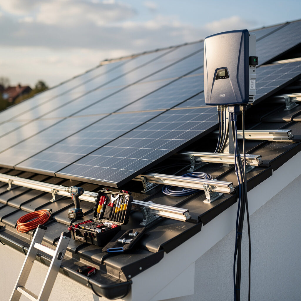 Photovoltaikanlagen Installation – vom First bis zur Inbetriebnahme – Bechtold Solar-Technik GmbH